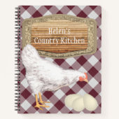 Carnet Recette de poulet du pays (Devant)