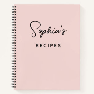 Carnet Recette de script de signature manuscrite moderne