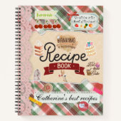 Carnet Recette de style Collage de scrapbooking personnal (Devant)