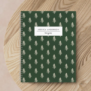 Carnet Recette de vacances du nom de famille de la forêt