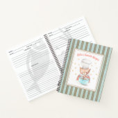 Carnet Recette d'illustration de l'aquarelle du chef mign (Intérieur)