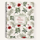 Carnet Recette du Motif de Noël festif (Devant)