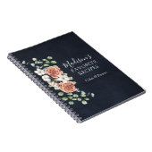 Carnet Recette Florale Botanique Rustique Eucalyptus Rose (Côté Droit)