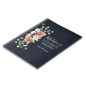 Carnet Recette Florale Botanique Rustique Eucalyptus Rose (Côté gauche)