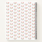 Carnet Recette florale Motif fleur d'été (Dos)