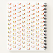 Carnet Recette florale Motif fleur d'été (Dos)