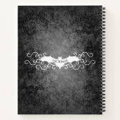 Carnet Recette gothique d'Halloween (Dos)