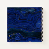 Carnet Recette Lapis Blue Agate Swirls Recette (Dos)