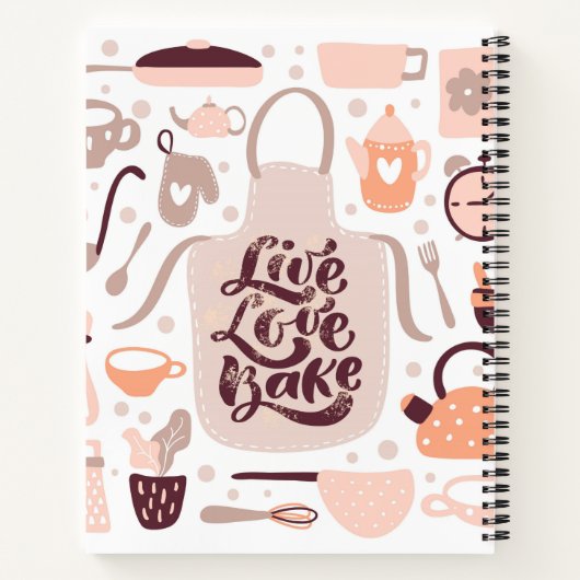 Carnet Recette Live Love Bake (Dos)