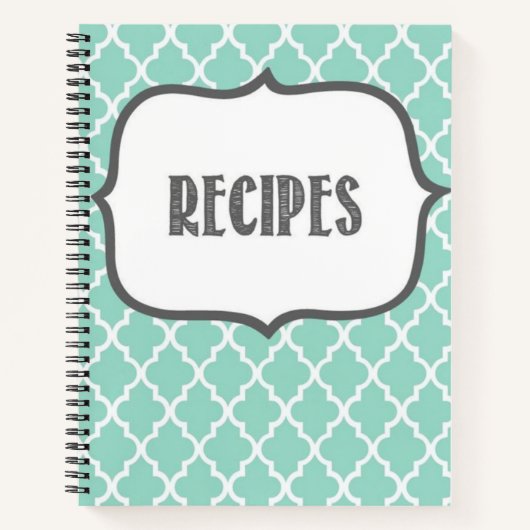Carnet Recette mignonne (Devant)