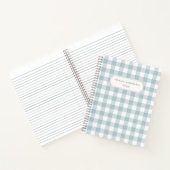 Carnet Recette Moderne de Fermette à carreaux bleus Buffa (Intérieur)