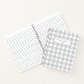 Carnet Recette Moderne de Vérification de Buffalo Gris de (Intérieur)