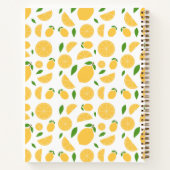 Carnet Recette Motif citron (Dos)