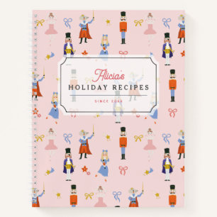 Carnet Recette Motif de vacances pour Noisette rose