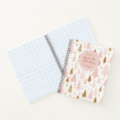 Carnet Recette Motif festive de l'arbre de Noël (Intérieur)