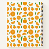 Carnet Recette Motif orange (Dos)
