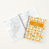 Carnet Recette Motif orange (Intérieur)