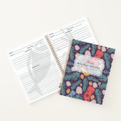 Carnet Recette Noël Stocking Motif Holiday Recette (Intérieur)