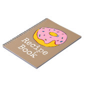 Carnet Recette nourriture pâte rose art alimentaire (Côté gauche)