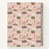 Carnet Recette nuptiale moderne Blush et White Tea Party (Dos)