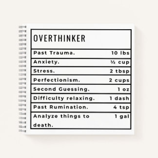 Carnet Recette Overthinker
