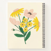 Carnet Recette personnalisée Chic Rose Fleur Wreath Recet (Dos)