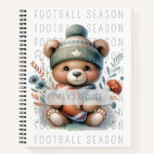 Carnet Recette personnalisée Cute Bear (Devant)