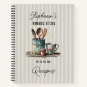 Carnet Recette personnalisée de cuisine agricole (Devant)