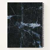 Carnet Recette personnalisée de cuisine moderne en marbre (Dos)