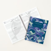 Carnet Recette personnalisée de la famille marbrée de la  (Intérieur)