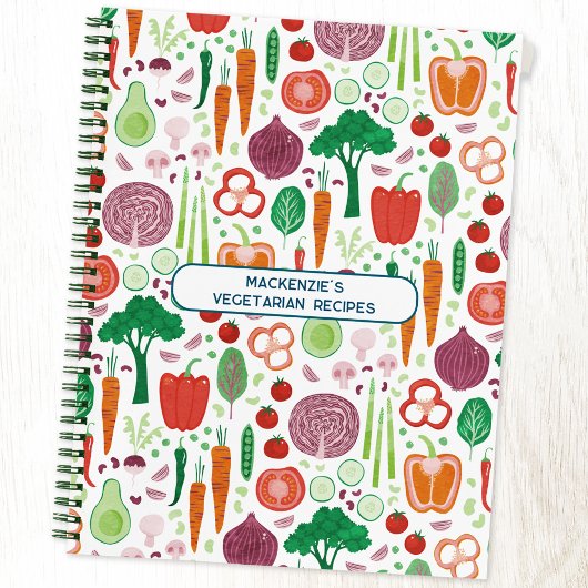 Carnet Recette personnalisée de légumes