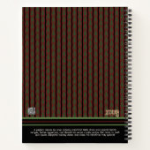 Carnet Recette personnalisée de Noël Red Père Noël (Dos)