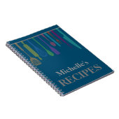 Carnet Recette personnalisée d'ustensiles de cuisine (Côté Droit)