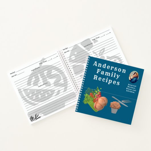 Carnet Recette personnalisée et personnalisable (Intérieur)