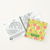 Carnet Recette personnalisée Motif Citrus moderne (Intérieur)