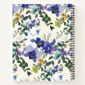 Carnet Recette personnalisée pour orchidée violette couro (Dos)