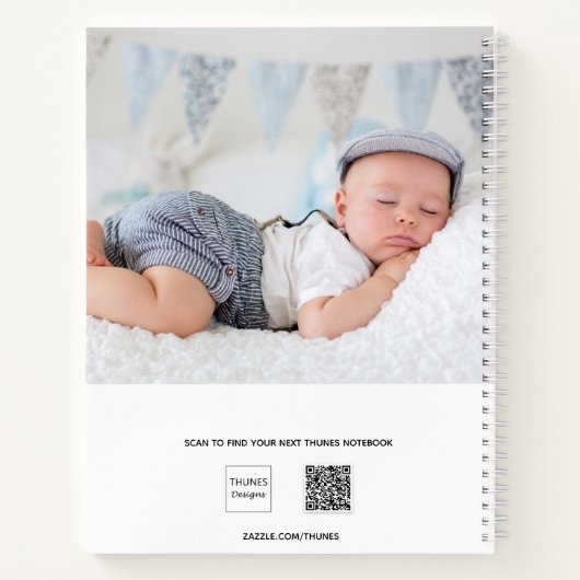 Carnet Recette repas bébé nom photo (Dos)