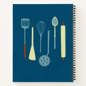 Carnet Recette Retro Famille Cuisine personnalisée (Dos)