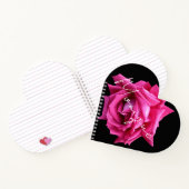 Carnet Recette tendance boho rose rose rose girly noir no (Intérieur)