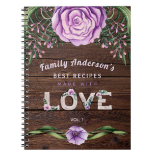 Carnet RECETTES - Cadeau pour famille grand-mère mère per