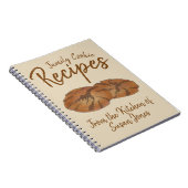 Carnet Recettes de biscuits de famille Gingersnap personn (Côté Droit)