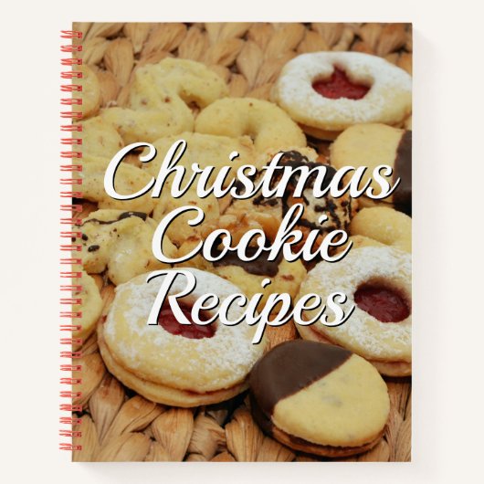 Carnet Recettes de biscuits de Noël (Devant)