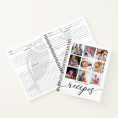 Carnet Recettes de collection de photos familiales modern (Intérieur)