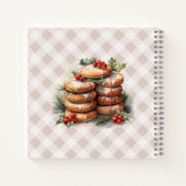 Carnet Recettes de cookies familiales personnalisées avec (Dos)