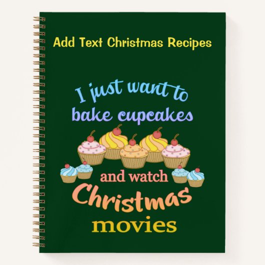 Carnet Recettes de cuisson de Noël (Devant)
