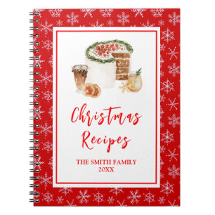 Carnet Recettes de cuisson des Fêtes Gâteau de Noël