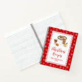 Carnet Recettes de cuisson des Fêtes Gâteau de Noël (Intérieur)