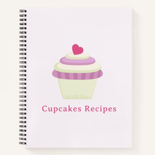 Carnet recettes de cupcakes (Devant)