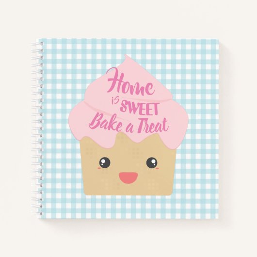 Carnet Recettes de dessert Kawaii Cupcake (Devant)