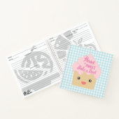 Carnet Recettes de dessert Kawaii Cupcake (Intérieur)